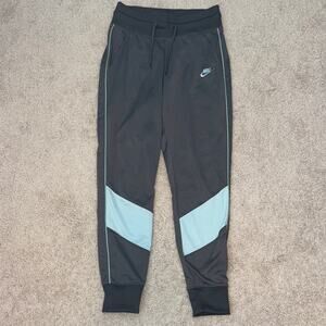 Nike Sportswear Heritage Track Pants Gray Blue Windrunner Joggers Women's Small